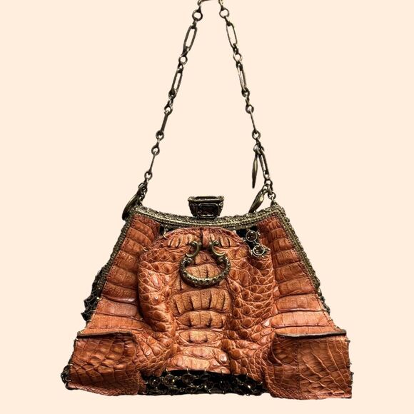 Clara Kasavina Crocodile Jewel Bag - Picture 1 of 7